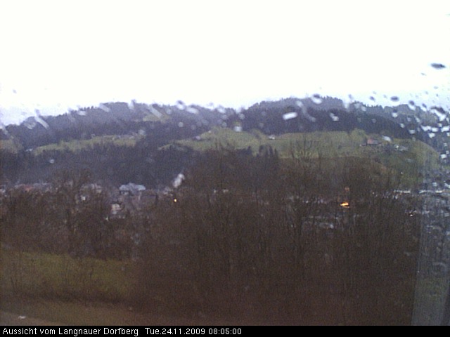 Webcam-Bild: Aussicht vom Dorfberg in Langnau 20091124-080500