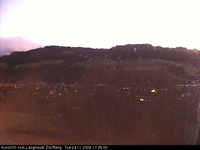 Webcam-Bild: Aussicht vom Dorfberg in Langnau 20091124-170500
