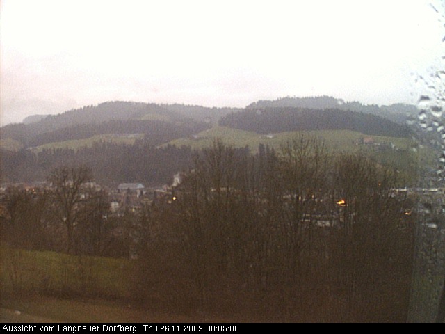 Webcam-Bild: Aussicht vom Dorfberg in Langnau 20091126-080500