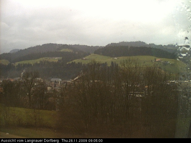 Webcam-Bild: Aussicht vom Dorfberg in Langnau 20091126-090500