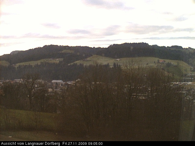 Webcam-Bild: Aussicht vom Dorfberg in Langnau 20091127-090500