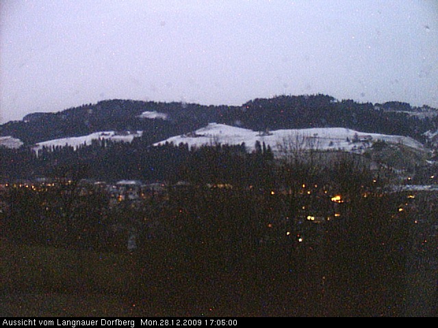 Webcam-Bild: Aussicht vom Dorfberg in Langnau 20091228-170500
