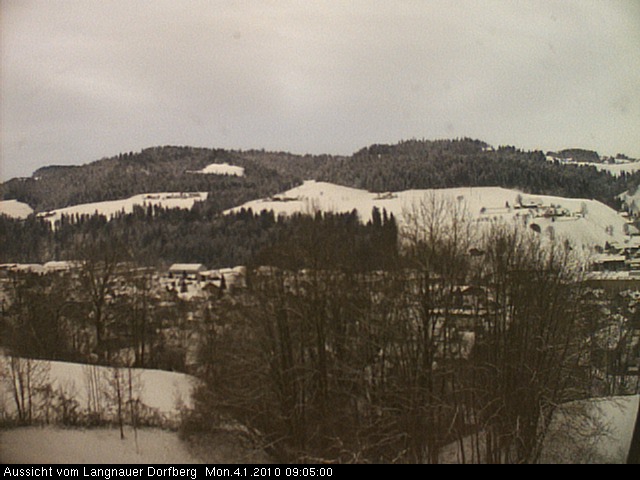 Webcam-Bild: Aussicht vom Dorfberg in Langnau 20100104-090500
