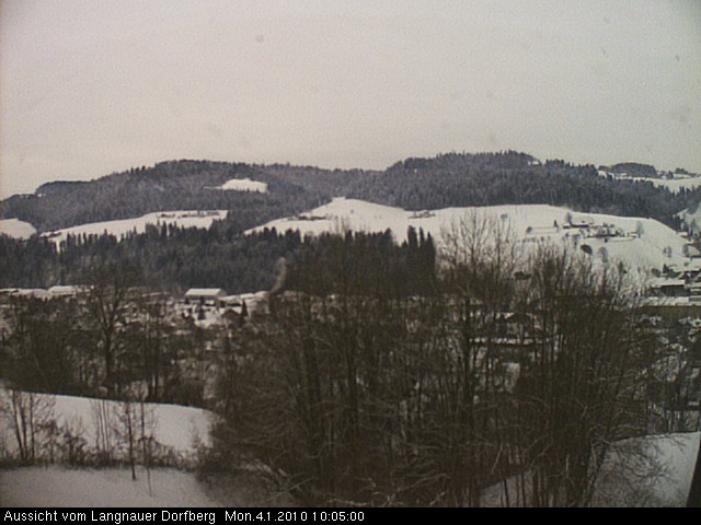 Webcam-Bild: Aussicht vom Dorfberg in Langnau 20100104-100500