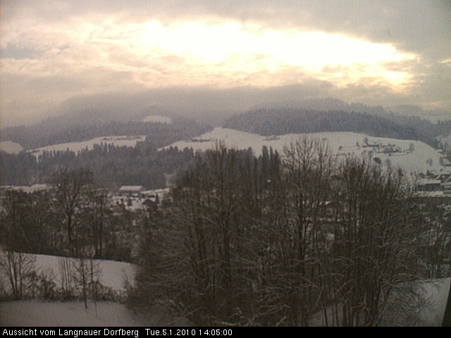 Webcam-Bild: Aussicht vom Dorfberg in Langnau 20100105-140500