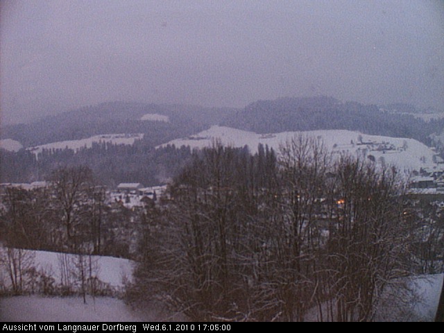 Webcam-Bild: Aussicht vom Dorfberg in Langnau 20100106-170500