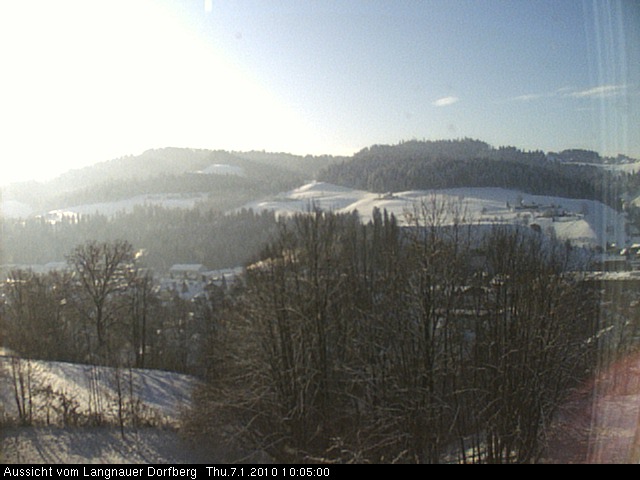 Webcam-Bild: Aussicht vom Dorfberg in Langnau 20100107-100500