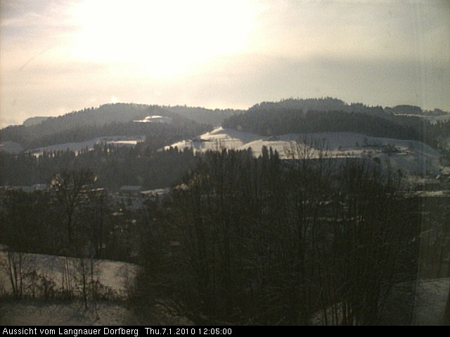 Webcam-Bild: Aussicht vom Dorfberg in Langnau 20100107-120500