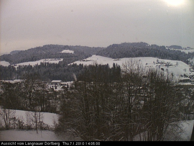 Webcam-Bild: Aussicht vom Dorfberg in Langnau 20100107-140500