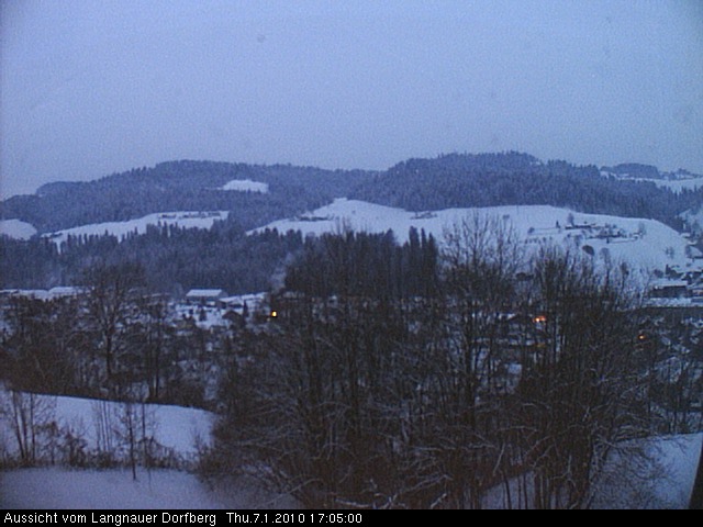 Webcam-Bild: Aussicht vom Dorfberg in Langnau 20100107-170500