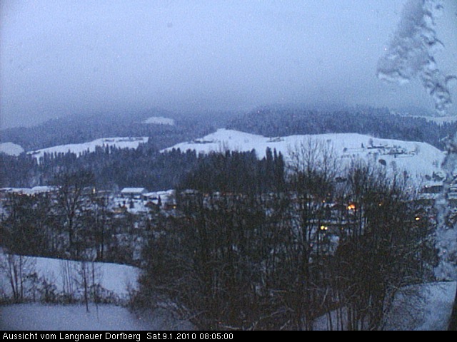 Webcam-Bild: Aussicht vom Dorfberg in Langnau 20100109-080500