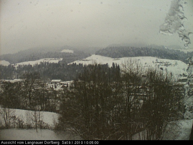Webcam-Bild: Aussicht vom Dorfberg in Langnau 20100109-100500
