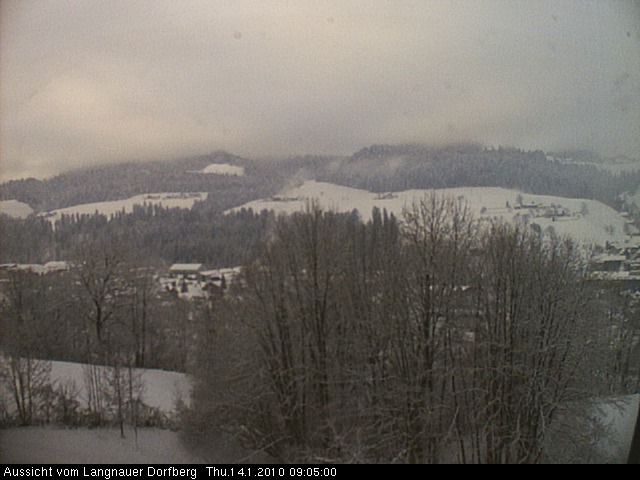 Webcam-Bild: Aussicht vom Dorfberg in Langnau 20100114-090500