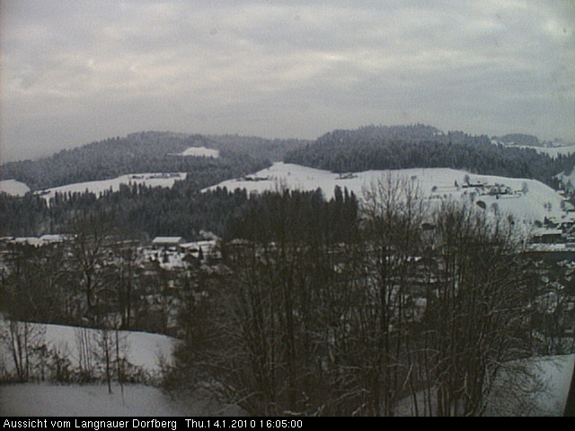 Webcam-Bild: Aussicht vom Dorfberg in Langnau 20100114-160500