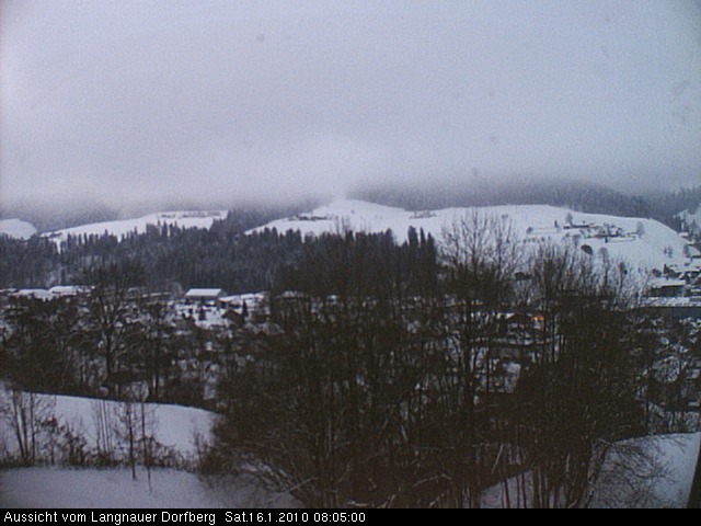 Webcam-Bild: Aussicht vom Dorfberg in Langnau 20100116-080500
