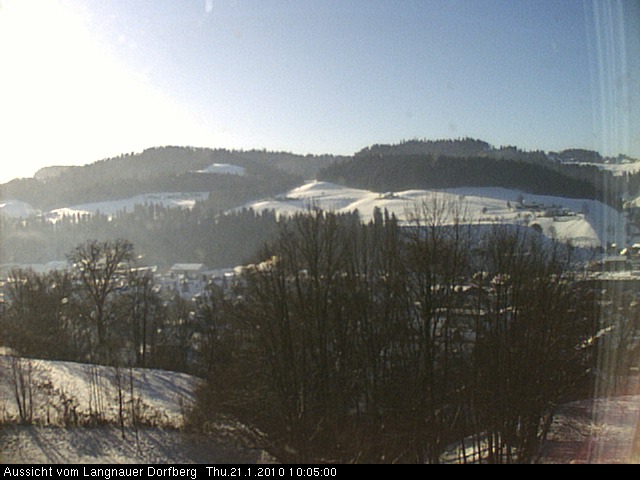 Webcam-Bild: Aussicht vom Dorfberg in Langnau 20100121-100500