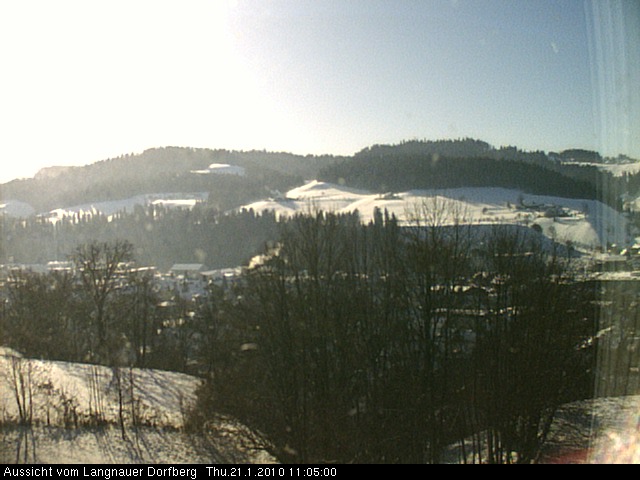 Webcam-Bild: Aussicht vom Dorfberg in Langnau 20100121-110500