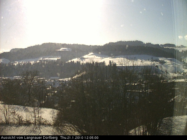 Webcam-Bild: Aussicht vom Dorfberg in Langnau 20100121-120500