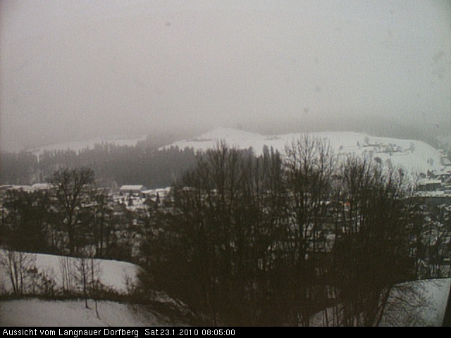 Webcam-Bild: Aussicht vom Dorfberg in Langnau 20100123-080500