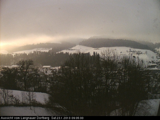Webcam-Bild: Aussicht vom Dorfberg in Langnau 20100123-090500