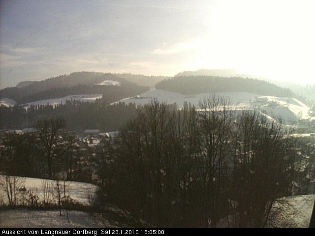 Webcam-Bild: Aussicht vom Dorfberg in Langnau 20100123-150500