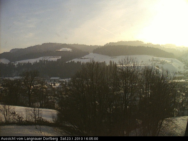 Webcam-Bild: Aussicht vom Dorfberg in Langnau 20100123-160500