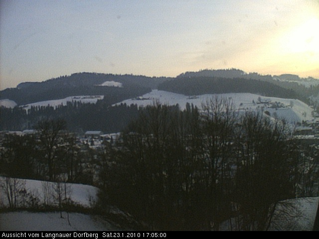 Webcam-Bild: Aussicht vom Dorfberg in Langnau 20100123-170500