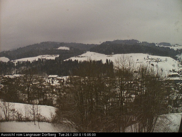 Webcam-Bild: Aussicht vom Dorfberg in Langnau 20100126-150500