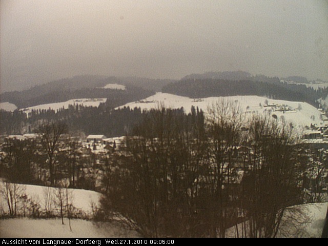 Webcam-Bild: Aussicht vom Dorfberg in Langnau 20100127-090500