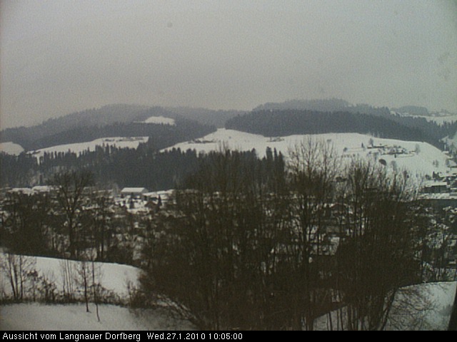 Webcam-Bild: Aussicht vom Dorfberg in Langnau 20100127-100500