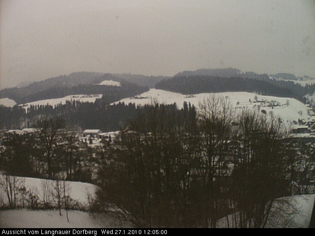 Webcam-Bild: Aussicht vom Dorfberg in Langnau 20100127-120500