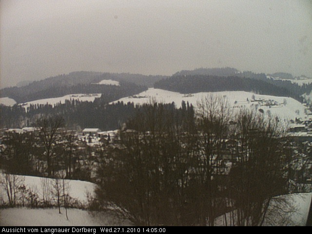Webcam-Bild: Aussicht vom Dorfberg in Langnau 20100127-140500