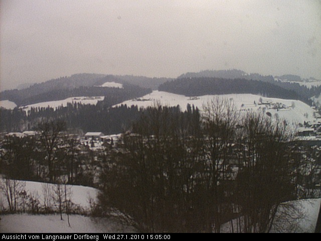 Webcam-Bild: Aussicht vom Dorfberg in Langnau 20100127-150500