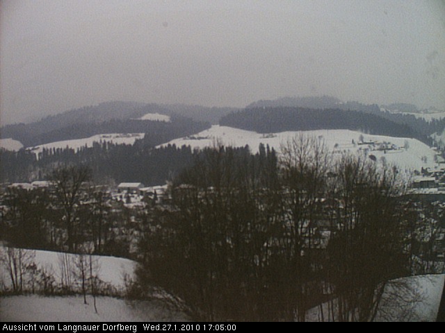 Webcam-Bild: Aussicht vom Dorfberg in Langnau 20100127-170500