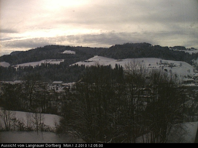 Webcam-Bild: Aussicht vom Dorfberg in Langnau 20100201-120500