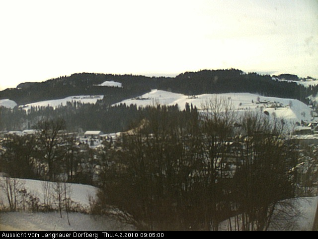 Webcam-Bild: Aussicht vom Dorfberg in Langnau 20100204-090500