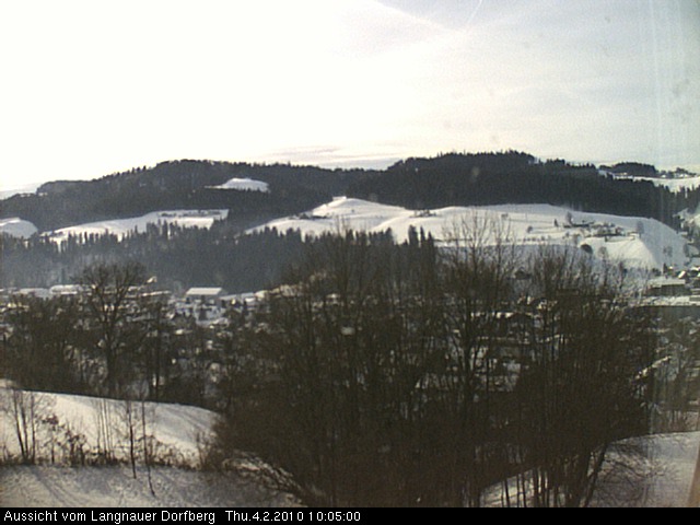 Webcam-Bild: Aussicht vom Dorfberg in Langnau 20100204-100500