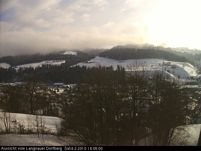 Webcam-Bild: Aussicht vom Dorfberg in Langnau 20100206-160500
