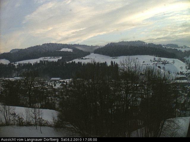 Webcam-Bild: Aussicht vom Dorfberg in Langnau 20100206-170500