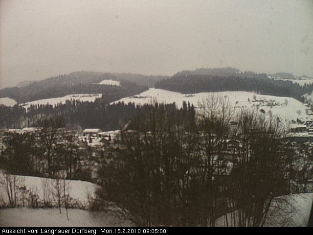 Webcam-Bild: Aussicht vom Dorfberg in Langnau 20100215-090500