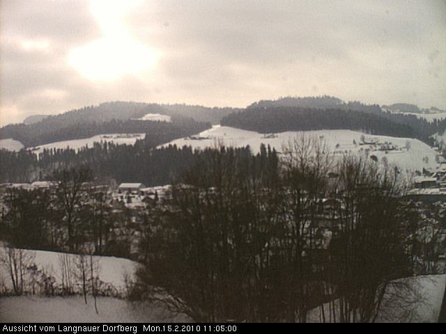 Webcam-Bild: Aussicht vom Dorfberg in Langnau 20100215-110500