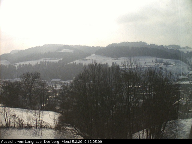 Webcam-Bild: Aussicht vom Dorfberg in Langnau 20100215-120500