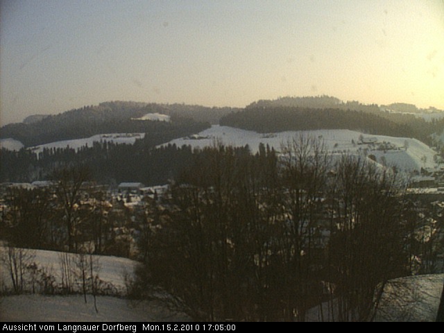 Webcam-Bild: Aussicht vom Dorfberg in Langnau 20100215-170500