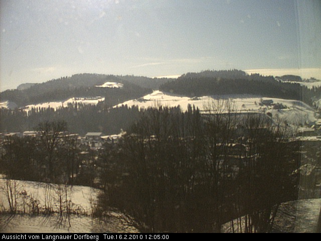 Webcam-Bild: Aussicht vom Dorfberg in Langnau 20100216-120500