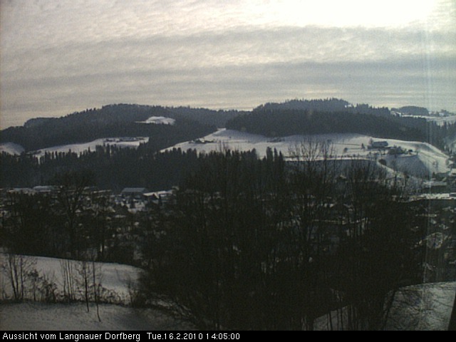 Webcam-Bild: Aussicht vom Dorfberg in Langnau 20100216-140500