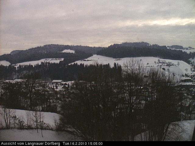 Webcam-Bild: Aussicht vom Dorfberg in Langnau 20100216-150500
