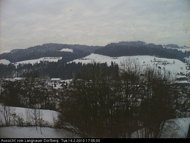 Webcam-Bild: Aussicht vom Dorfberg in Langnau 20100216-170500