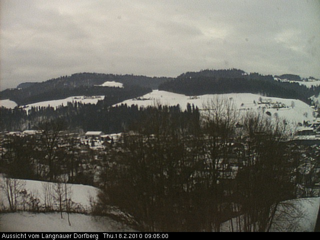 Webcam-Bild: Aussicht vom Dorfberg in Langnau 20100218-090500