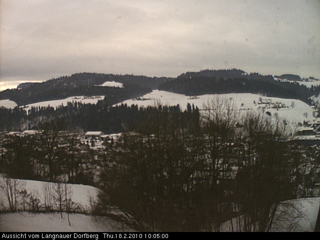 Webcam-Bild: Aussicht vom Dorfberg in Langnau 20100218-100500