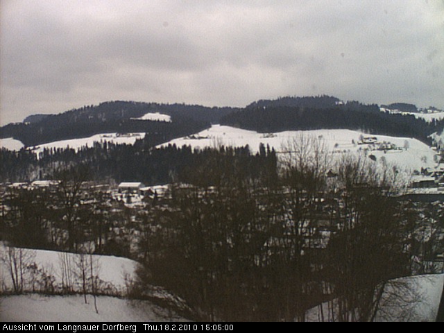 Webcam-Bild: Aussicht vom Dorfberg in Langnau 20100218-150500